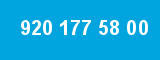 920 177 58 00